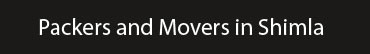 Packers and Movers Shimla